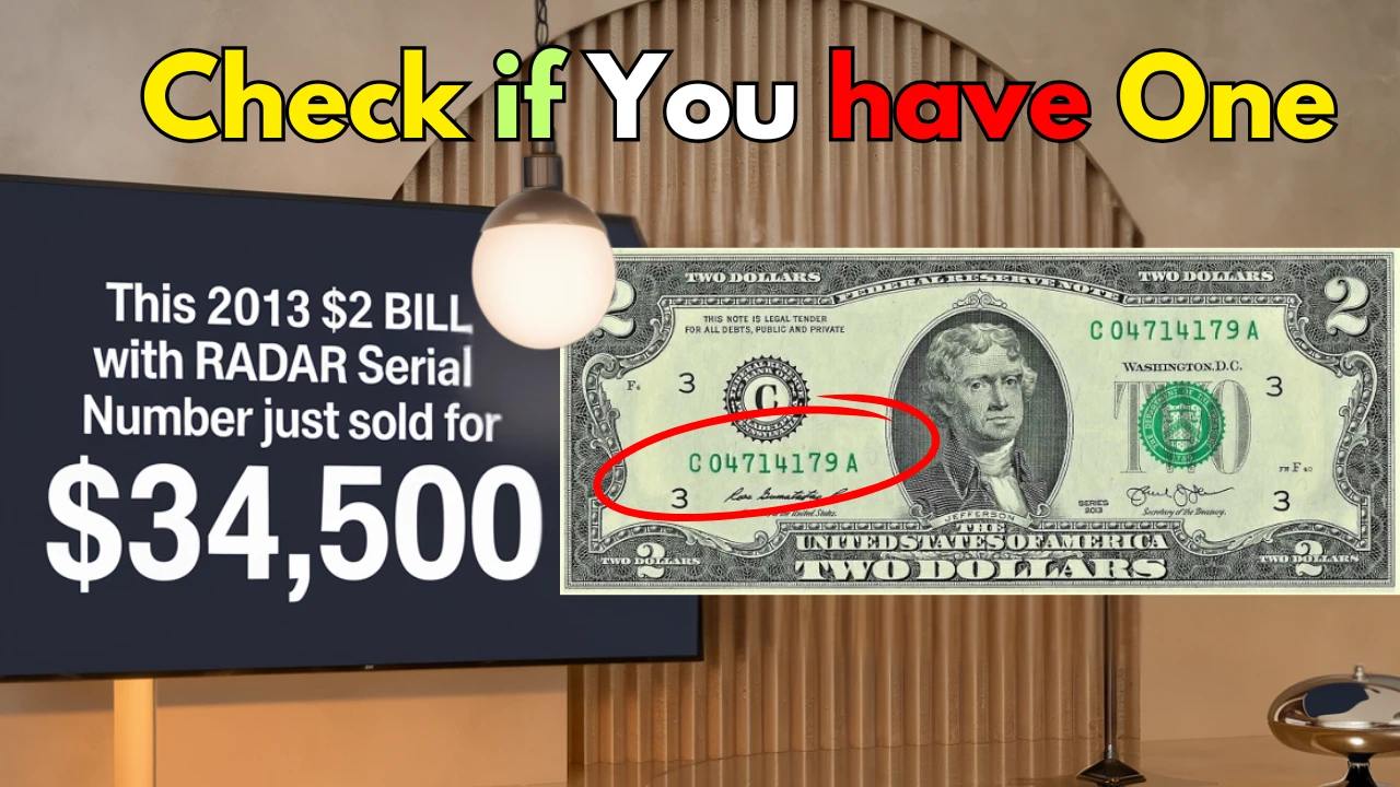 This 2013 $2 Bill With Radar Serial Number Just Sold for $34,500 — Look for These Clues