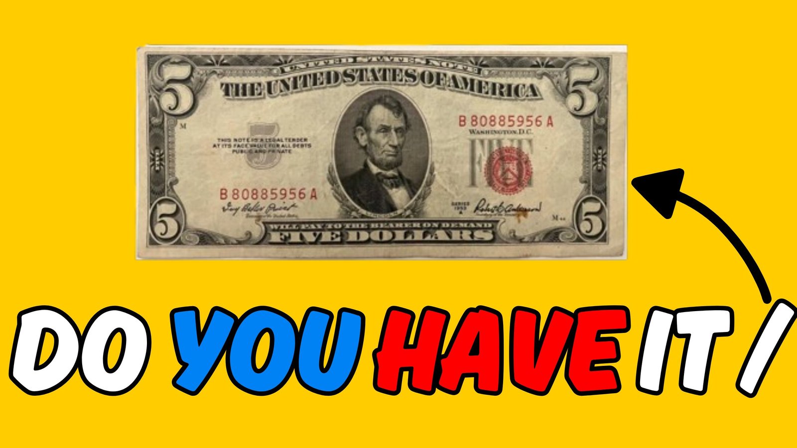 Still Being Used Daily: The $5 Bill With Unique Seal Error Now Worth Over $480,000