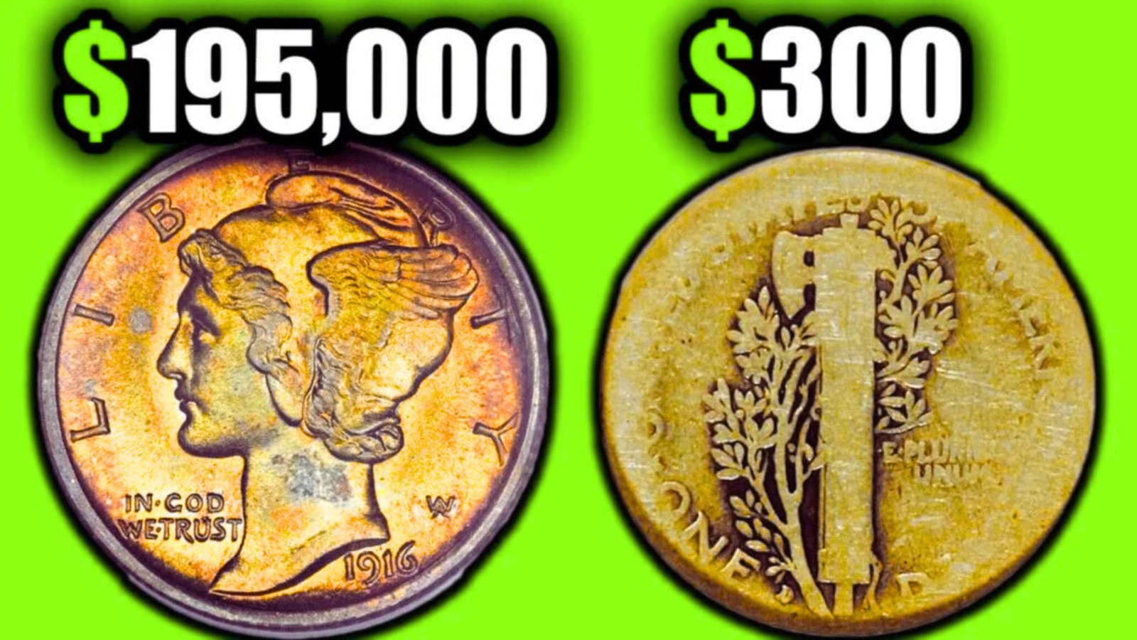 A 1916 Mercury Dime Sparks Worldwide Auction Fever