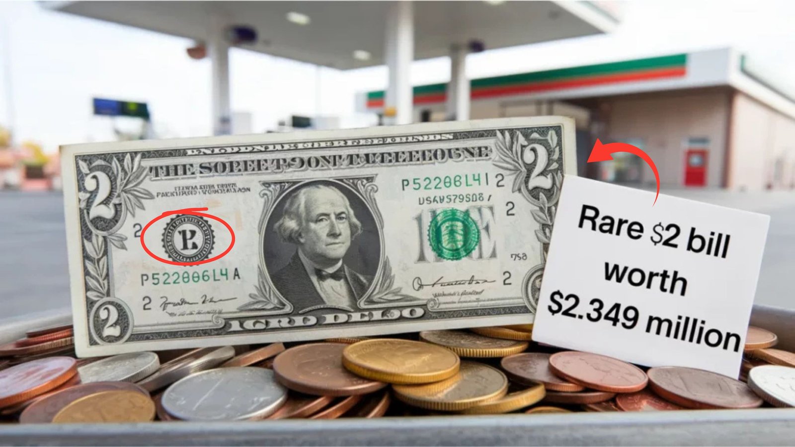 Found in Gas Station Change: A Rare $2 Bill Worth $2.349 Million
