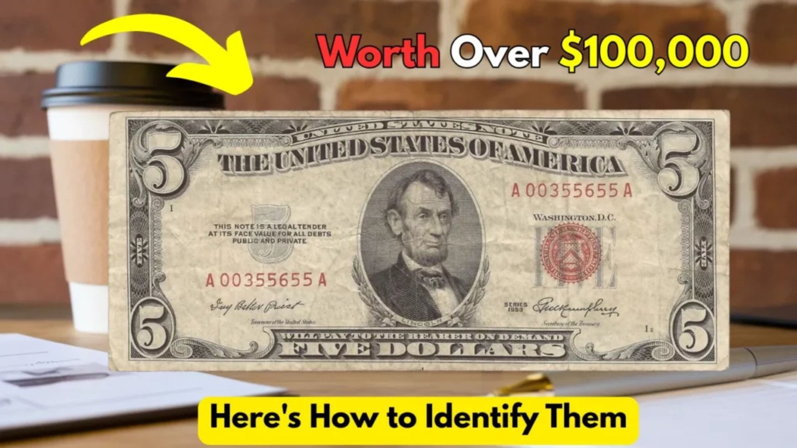 Low Serial 1953 Red Seal $5 Bills Quietly Selling for Over $100,000 — Here’s How to Identify Them