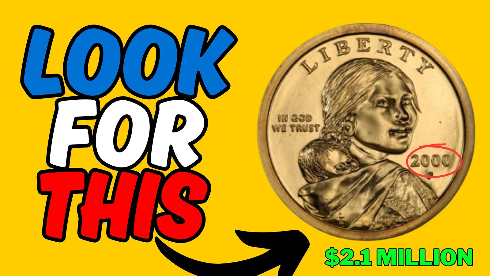 Sacagawea Dollar With Rare Mule Error Now Worth $2.1 Million