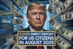2000 Direct Deposit For US Citizens in August 2025